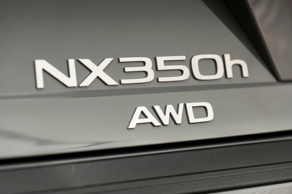 2027 Lexus NX 350h AWD Tailgate Badge