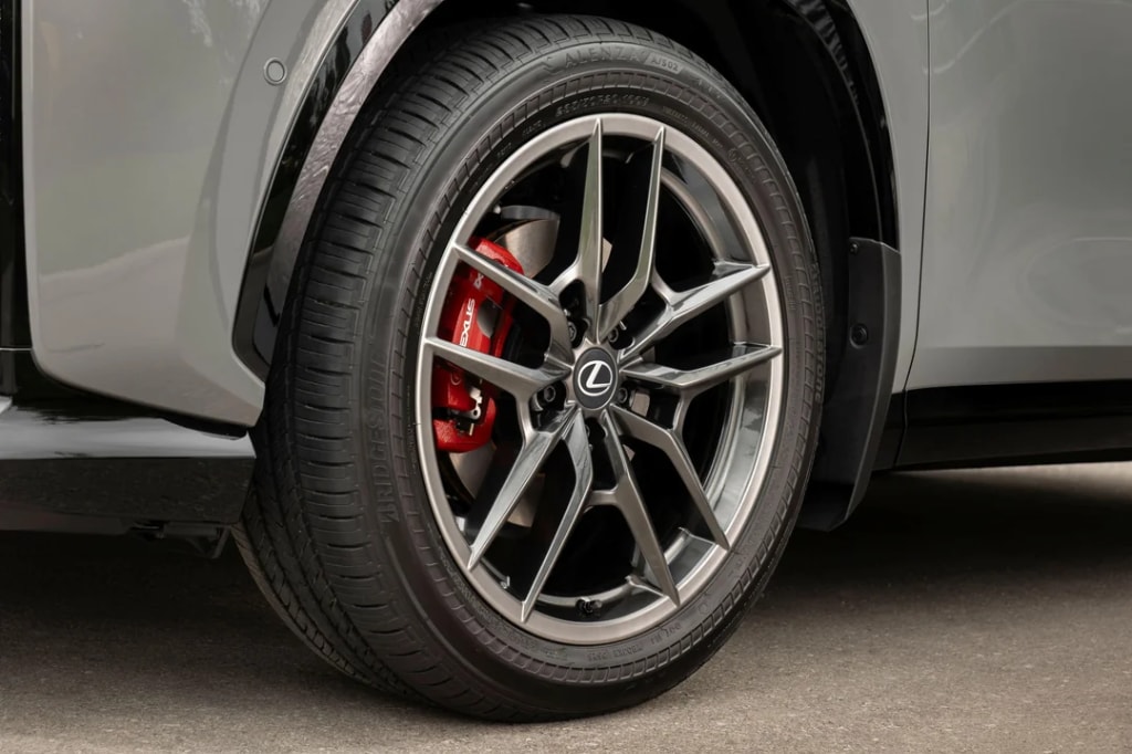2027 Lexus NX F SPORT Alloy Wheel and Red Brake Calipers