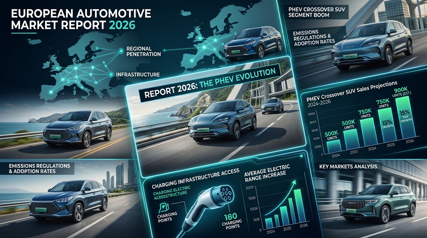 2026 Yılı Avrupa Plug-in Hibrit (PHEV) Pazar Raporu: Beş Büyük Ülkede Tescil İstatistikleri ve Çin Menşeli Üreticilerin Pazar Dönüşümü